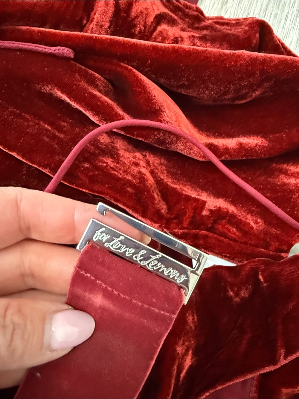 NWT For Love and Lemons Nadine velvet bustier dress - Picture 6 of 9